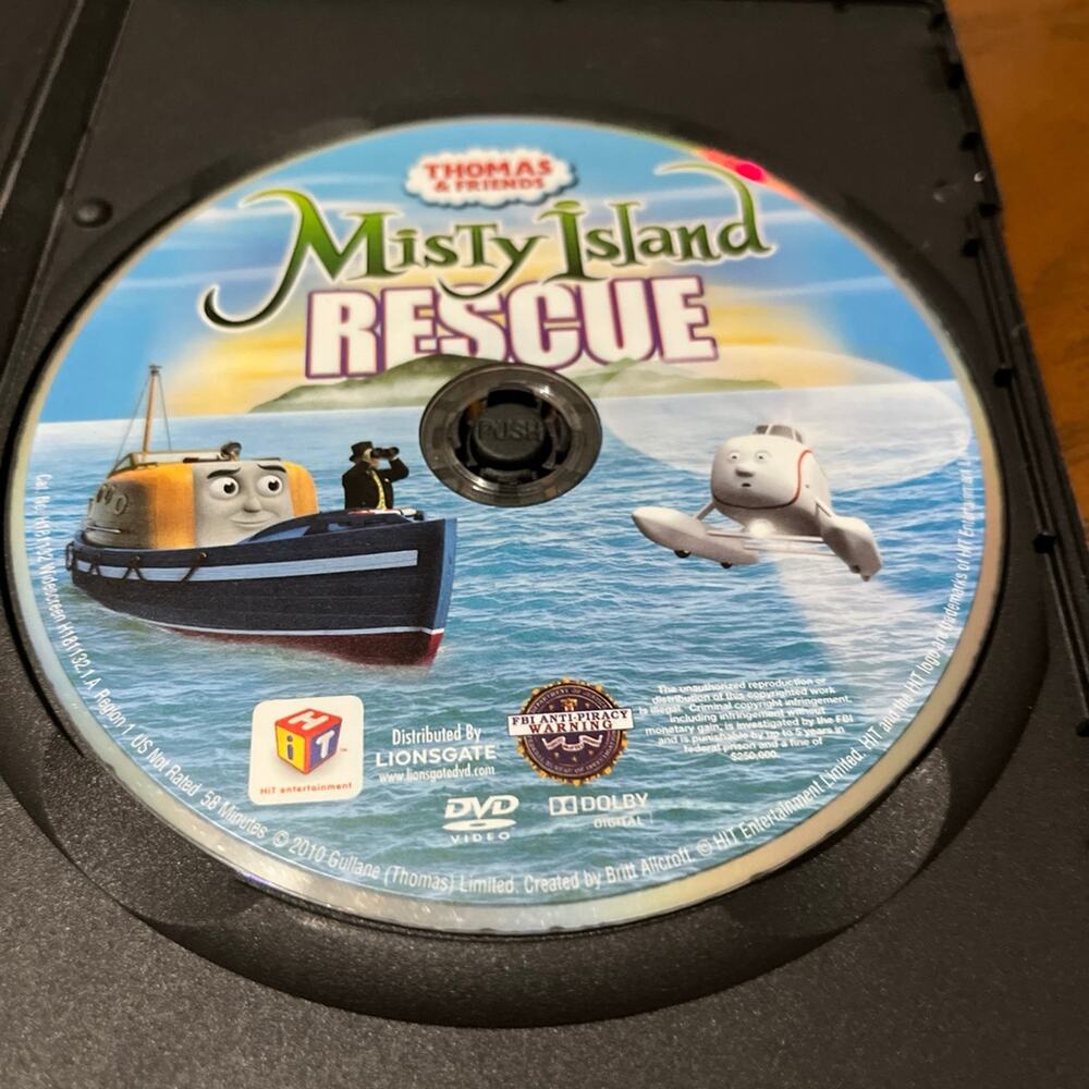Thomas and Friends: Misty Island Rescue DVD gently used.
